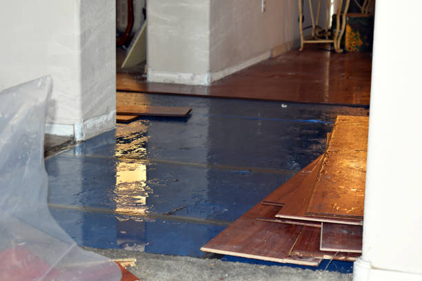 Professional Flood Cleanup technician working in Woodside, NY